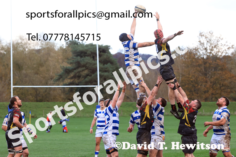 Tynedale v Hull, Saurday, November 8th, 2025. Photo: David T. Hewitson/Sports for All Pics